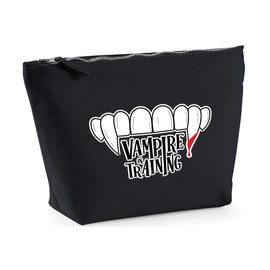 Hippowarehouse My Blood Type is Pumpkin Spice Printed Make up Cosmetic wash Bag 18x19x9cm