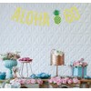 Aloha 60 Banner, Hawaiian Aloha Party Decorations, Luau Party Supplies,