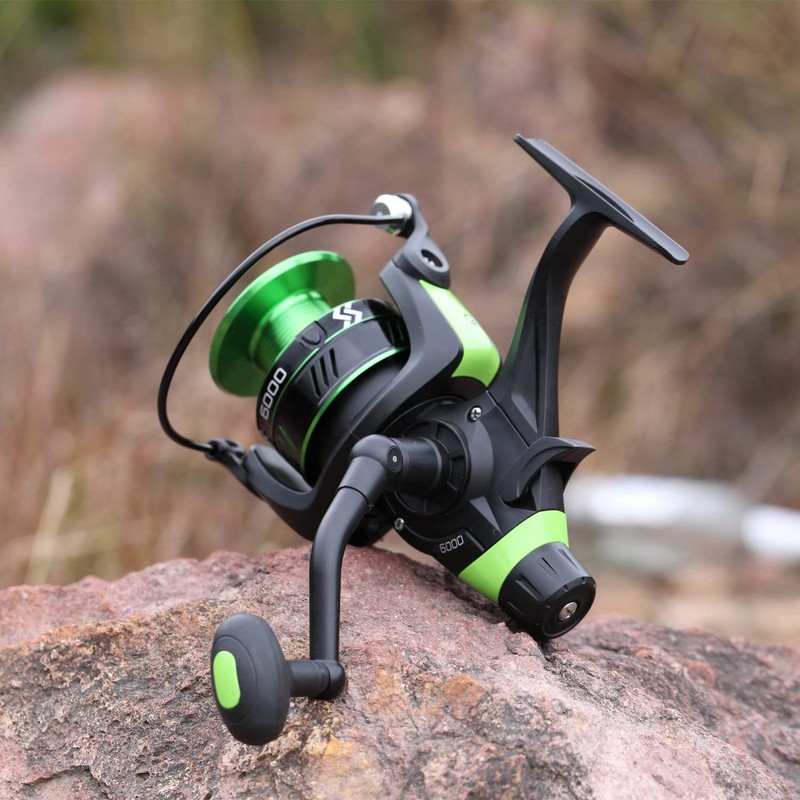 Sougayilang Spinning Reel 13+1 Stainless Steel BB Bait Feeder Carp