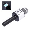 Q88 Microphone Wireless Bluetooth Karaoke LED Portable Handheld Black for