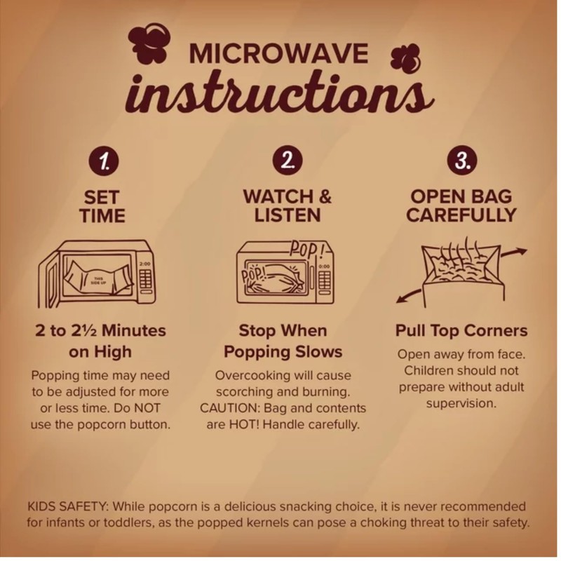 Popcorn Microwave Bundle - Orville Redenbacher's Microwave Popcorn Naturals 1