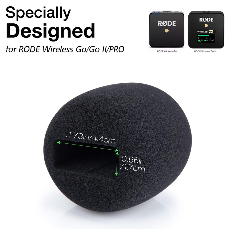 SUNMON Pop Filter for Rode Wireless Go Handheld Adapter, Mic