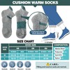 Anlisim Merino Wool Ankle Hiking Socks Compression Warm Thermal Winter