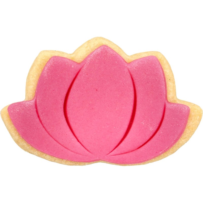 RBV Birkmann, Lotus Flower Cookie Cutter Stainless Steel 2.5 x