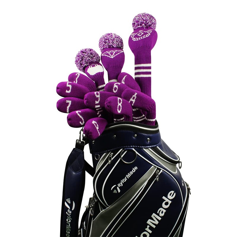 Scott Edward 10Pcs Golf Iron Headcover Set Washable & Durable
