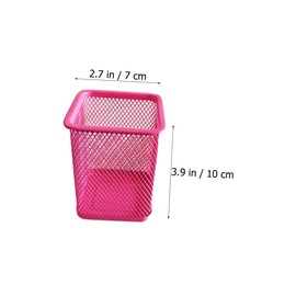 GRIRIW 1Set Metal Pen Holders Office Desk Organizer for Stationery Creative Mesh Design for Home School and Office Use