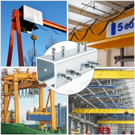 U Shaped Strut Channel Connector Extend Bracket Versatile Splice Extender Joiner, Stable Connection Accurate Positioning for 1-5/8" Wide 1-5/8" Height 3.1mm Thickness Unistrut Mounting Bracket