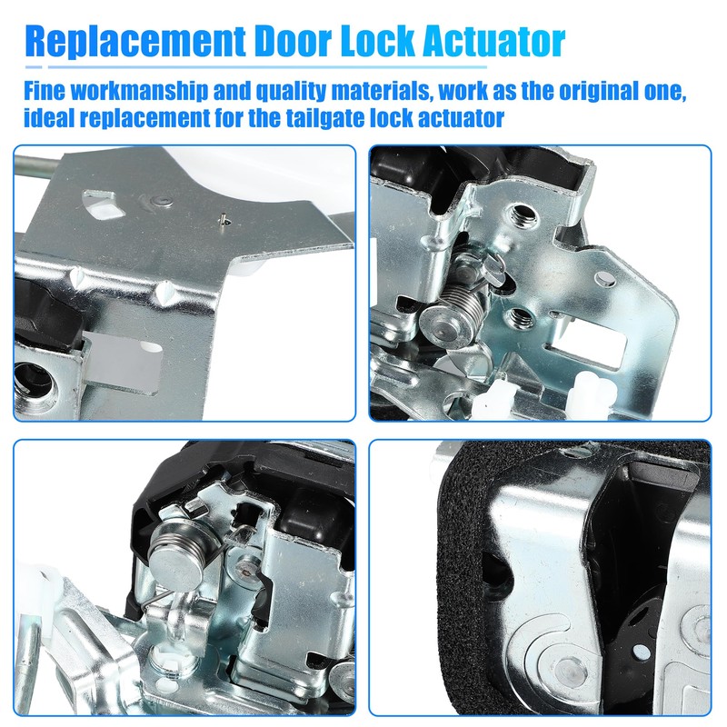 X AUTOHAUX Rear Door Latch Actuator Tailgate Lock Actuator Assembly