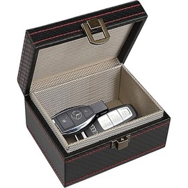 Faraday Box, Faraday Box for Car Keys - RFID Signal Blocker, Anti-Theft, Anti-Scanning, Anti-GPS Tracking, Key Fob Signal Shielding
