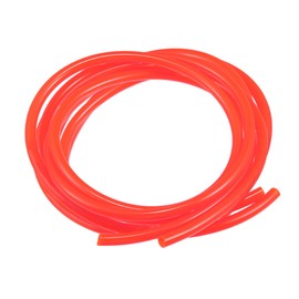 VekAuto 2 Pcs Fuel Vent Line Hose, 0.2"x79" 5mm x 2m Gas Line Petrol Hose Tube Universal for ATV Dirt Bike Go Kart Durable Polyurethane Orange