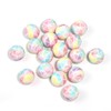 【B170】 Beads for DIY Projects: 15mm Round, Mixed Color, 30Qty