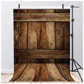 AIIKES 5x7ft Vintage Wood Backdrops for Photography Grunge Wooden Plank Board Children Adults Portrait Photography Background Props for Photo Studio, Photo Booth, 10-929