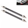 Unbranded 2X Black Adjustable Front Bumper Lip Splitter Spoiler Strut