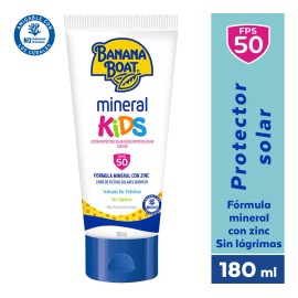 Protector Solar Banana Boat Mineral Kids Fps 50+ 180ml