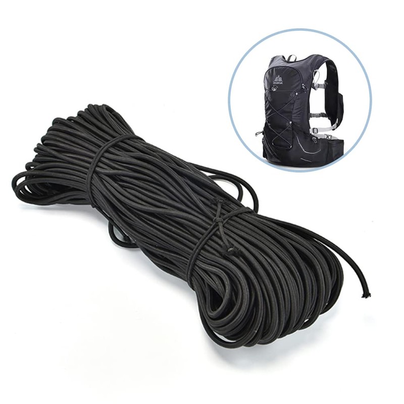 YFFSFDC Paracord Shock Cord, Elastic Line, Elastic Cord, Outdoor Rubber