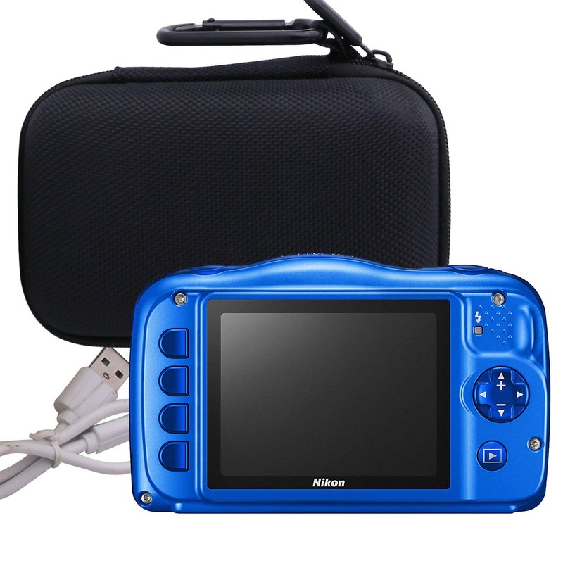 Protective Storage Case for Nikon COOLPIX W150/W300/A100/A10 Digital Camera -waiyu