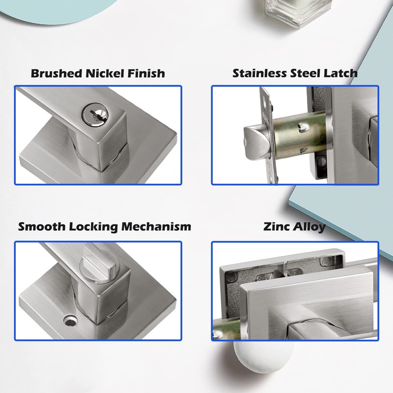 NEWBANG Keyed Entry Lever Lock for Exterior and Front Door