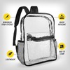 Grzhiyi Water Resistant Transparent Backpack,Clear Bag Backpacks PVC, Boys, Girls,