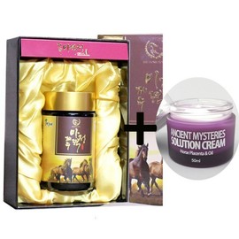 Magic Power Jeju Pony Horse Bone Extract Red Ginseng Extract Gift of Horse Oil Cream for Parents / 마력 제주 조랑말 말뼈 농축액 홍삼농축액 부모님 마유크림 증정