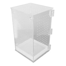 Qukaim Tarantula Habitat Box Reptile Terrarium Tank, Acrylic Highly Transparent Clear Habitat for Leopard Gecko, Snake, Frog, 50 x 30 x 30 cm, Reptile Tank