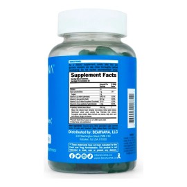 Bearvana Gomitas Azul Booty Gummies Con 60 Gomitas Hecho Usa