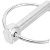 ABOOFAN Heavy Duty Lynch Pin with Ring Galvanized Iron Coupler