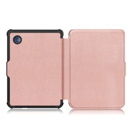 Yiernuo Soft TPU Case Compatible with Tolino Shine Color/Shine 5 (2024)/Shine 4 (2022) & Kobo Clara Colour/Clara BW (2024)/Clara 2E (2022) eReader, Ultra Thin Protective Case with Auto Sleep/Wake