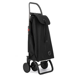 ROLSER - I-Max MF 4 Wheel Foldable Shopping Trolley - Black