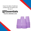 Essentials Healthcare Products Essentials Plastic Drinking Cups; Lavender 5 ounce