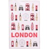 GIFT BRIT Giftbrit Ted Smith London Landmarks Cotton Tea Towel