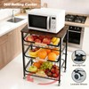 ULIKEUS 5-Tier Utility Kitchen Cart Storage with Pull-Out Baskets and