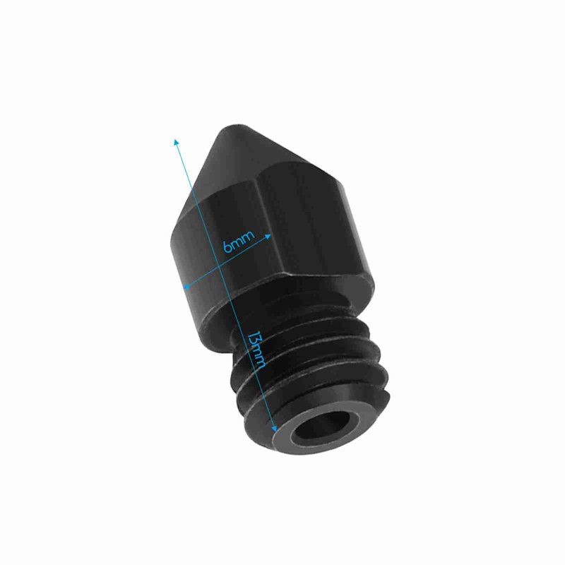 3pcs Hardened Steel Nozzles 0.8mm for 1.75mm filament for Creality