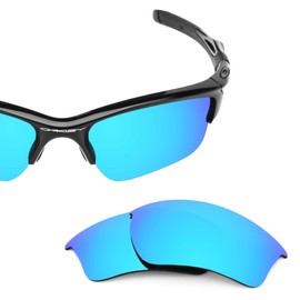 Revant Replacement Lenses for Oakley Half Jacket 2.0 XL sunglasses, UV Protection, Anti-Scratch and Impact Resistant, Elite Polarized Ice Blue Mirrored