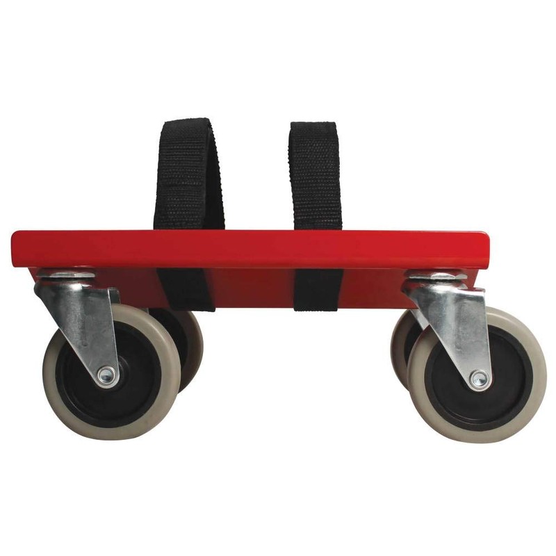 Extreme Max 5800.0228 V-Slides Snowmobile Dolly System - Steel, Red