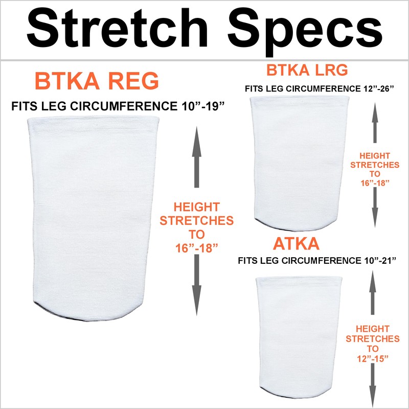 Amputee Sock BTKA, Flames V1, 3PLY Amputee Stump Sock