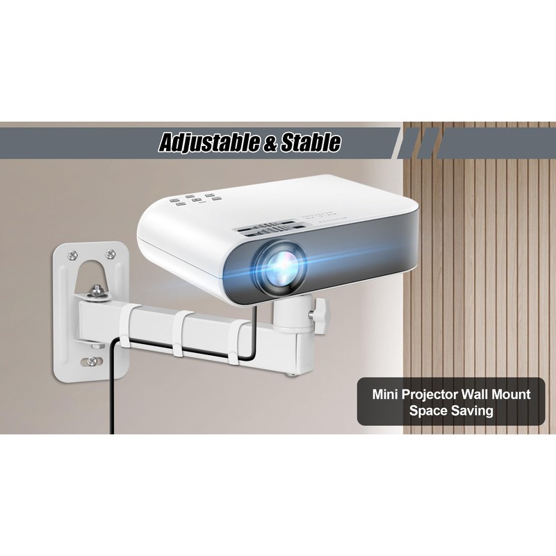 2-Be-Best Projector Wall Mount Mini Projector Mount Length 7.87IN /