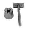Zinc Alloy Safety Razor Men Portable Brass Handle Double Edge