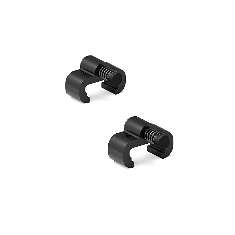 CCJH 2PCS Adjustable Barn Door Stopper fit for 1.57inch/40mm Flat