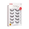 KISS KISS So Wispy Fake Eyelashes Multipack #01, Easy-To-Apply Lightweight