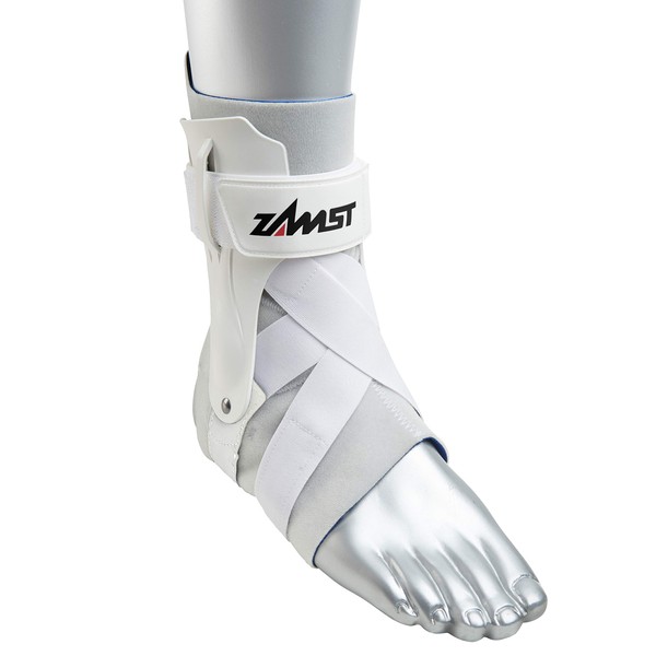 Zamst A2-DX Ankle Brace, White, XL - Left