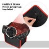 carleef Hanging Car Trash Can,Foldable & Leak-Proof Car Trash Bin