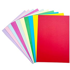 Coloured Card A4, Thick Color Paper - 10 Colors 50 sheets- Real 220GSM Cardstock