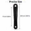Hominas Bike Crank Arm, 170mm Aluminum Alloy Left Single Chain