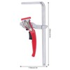 Quick Ratchet Guide Rail Clamp Alloy Steel Ratchet for Track