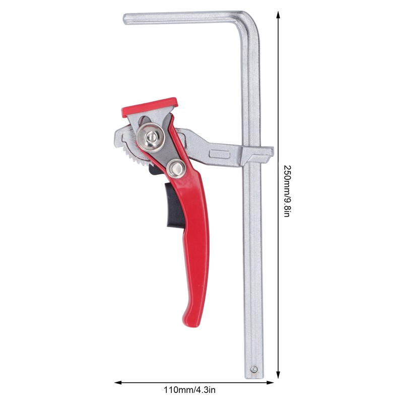 Quick Ratchet Guide Rail Clamp Alloy Steel Ratchet for Track
