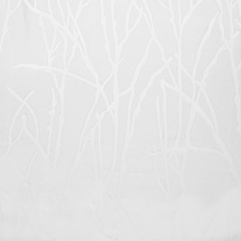 Exclusive Home Curtains Edinburgh Sheer Branch Burnout Window Curtain Panel Pair with Grommet Top, 52x84, Winter White, 2 Count