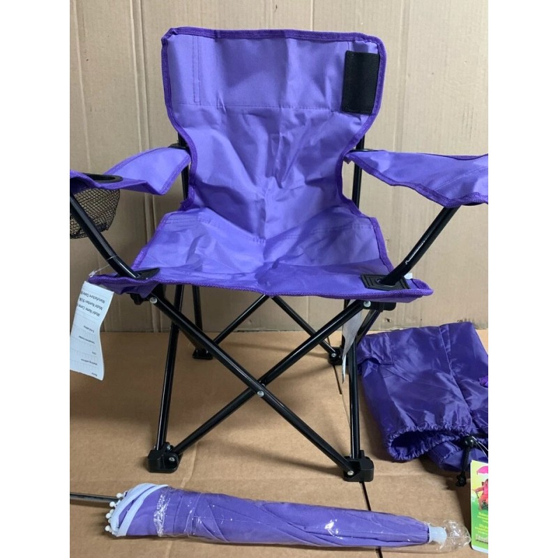 Redmon ALL-SEASON Umbrella Chair fold-up chair w/Matching Shoulder Bag purple
