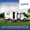 Underhill Water Pressure Gauge for Garden, RV Hose End, Irrigation