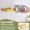 APLusee Brushed Gold Toilet Paper Holder, 304 Stainless Steel Tissue