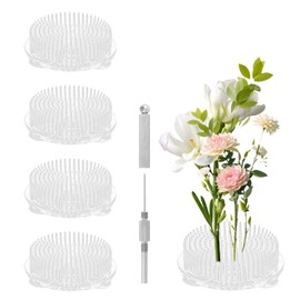 5 Piece Flower Frog Set for Arranging Flowers Flower Frogs for Arrangements Decorative Flower Holder Ideal for Plant Decorations Art Displays Home Office Decor